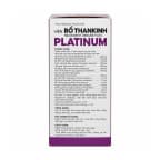 Thành phần viên uống Bổ thần kinh Platinum hỗ trợ giảm mệt mỏi (Chai màu tím)