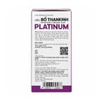 Viên uống Bổ thần kinh Platinum hỗ trợ giảm mệt mỏi (Chai màu tím)