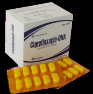 Thuốc Ciprofloxacin 500mg DNA