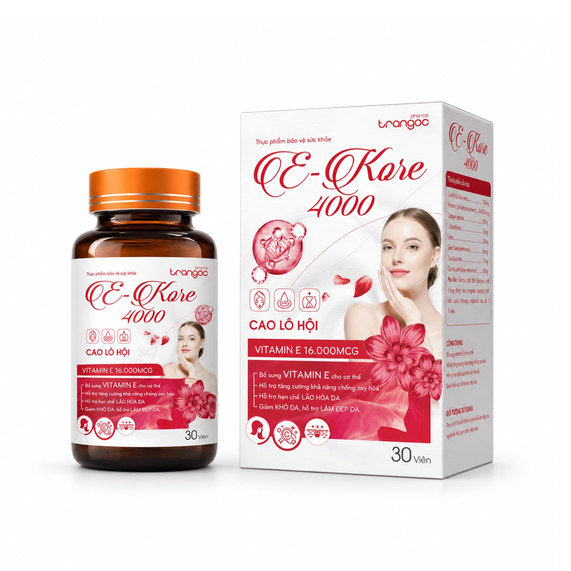 E-Kore 4000 | Bổ sung Vitamin E, hỗ trợ chống oxy hóa, làm đẹp da | Giá sỉ nhà thuốc E-Kore 4000 | Bổ sung Vitamin E, hỗ trợ chống oxy hóa, làm đẹp da | Giá sỉ nhà thuốc