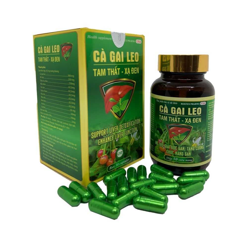 Cà Gai Leo Tam Thất Xạ Đen Rostex - Chai Cà Gai Leo Tam Thất Xạ Đen Rostex - Chai