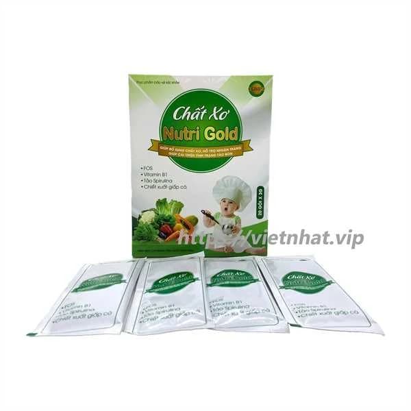 Chất xơ Nutri Gold giúp nhuận tràng giảm táo bón Chất xơ Nutri Gold giúp nhuận tràng giảm táo bón