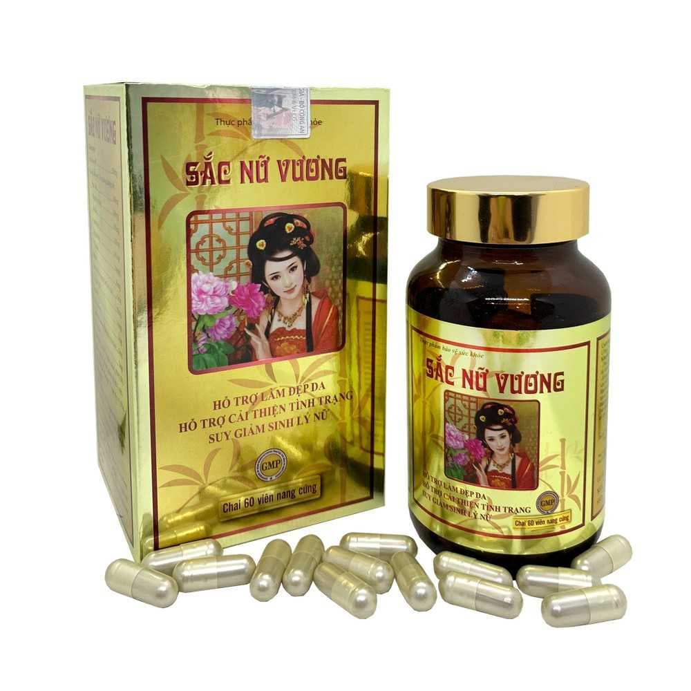Đẹp Da Sắc Nữ Vương Giảm Quá Trình Lão Hóa Da, Cải Thiện Suy Giảm Sinh Lý Nữ Đẹp Da Sắc Nữ Vương Giảm Quá Trình Lão Hóa Da, Cải Thiện Suy Giảm Sinh Lý Nữ