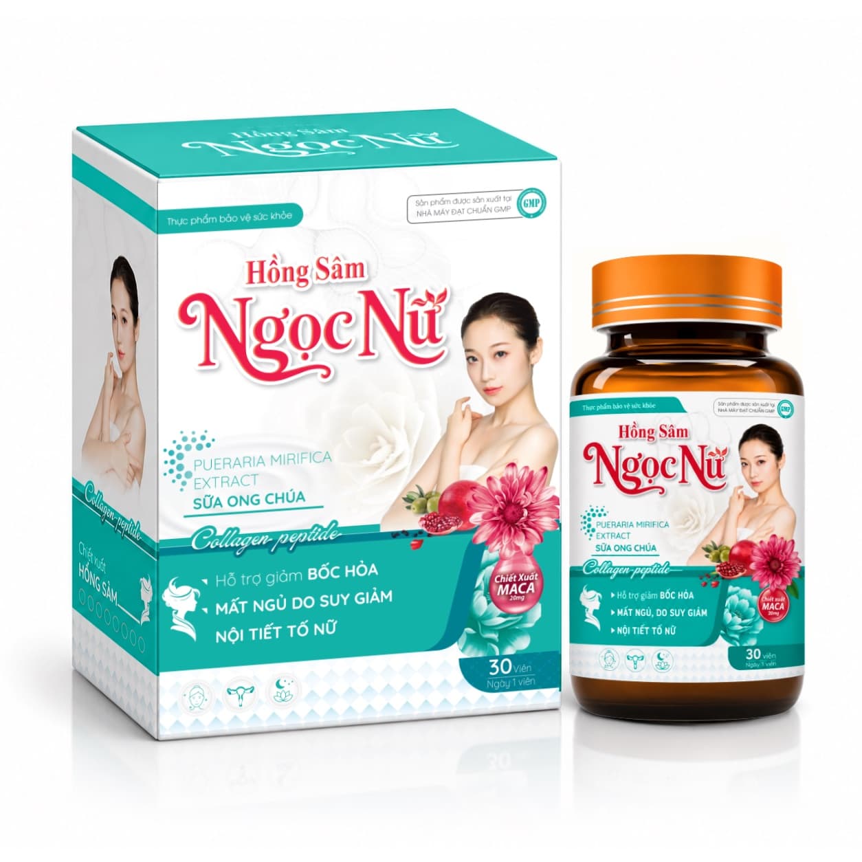 Hồng Sâm Ngọc Nữ Winny Hộp cứng Chai 30v Hồng Sâm Ngọc Nữ Winny Hộp cứng Chai 30v