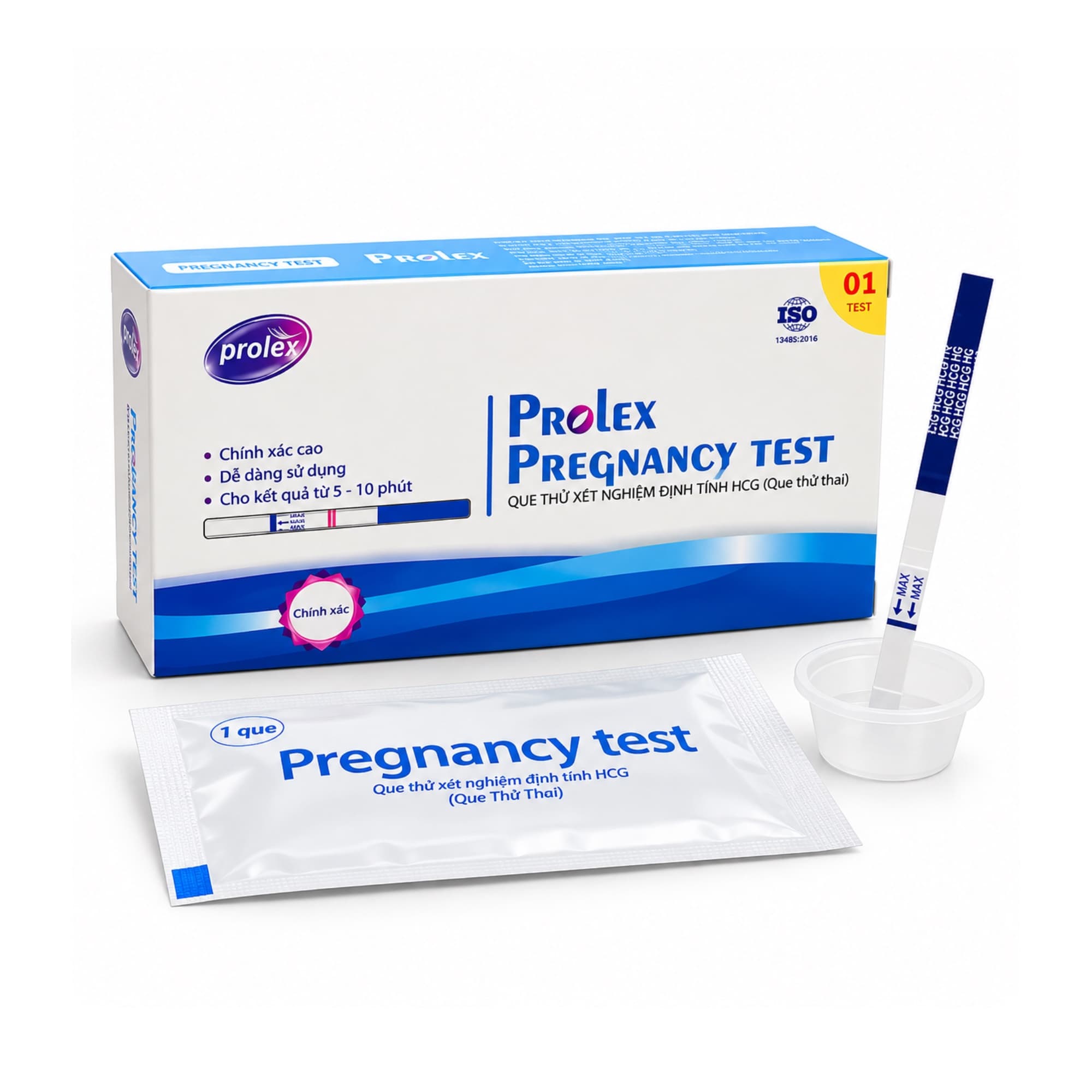 Que thử thai nhanh Prolex Pregnancy Test 5.0 Que thử thai nhanh Prolex Pregnancy Test 5.0