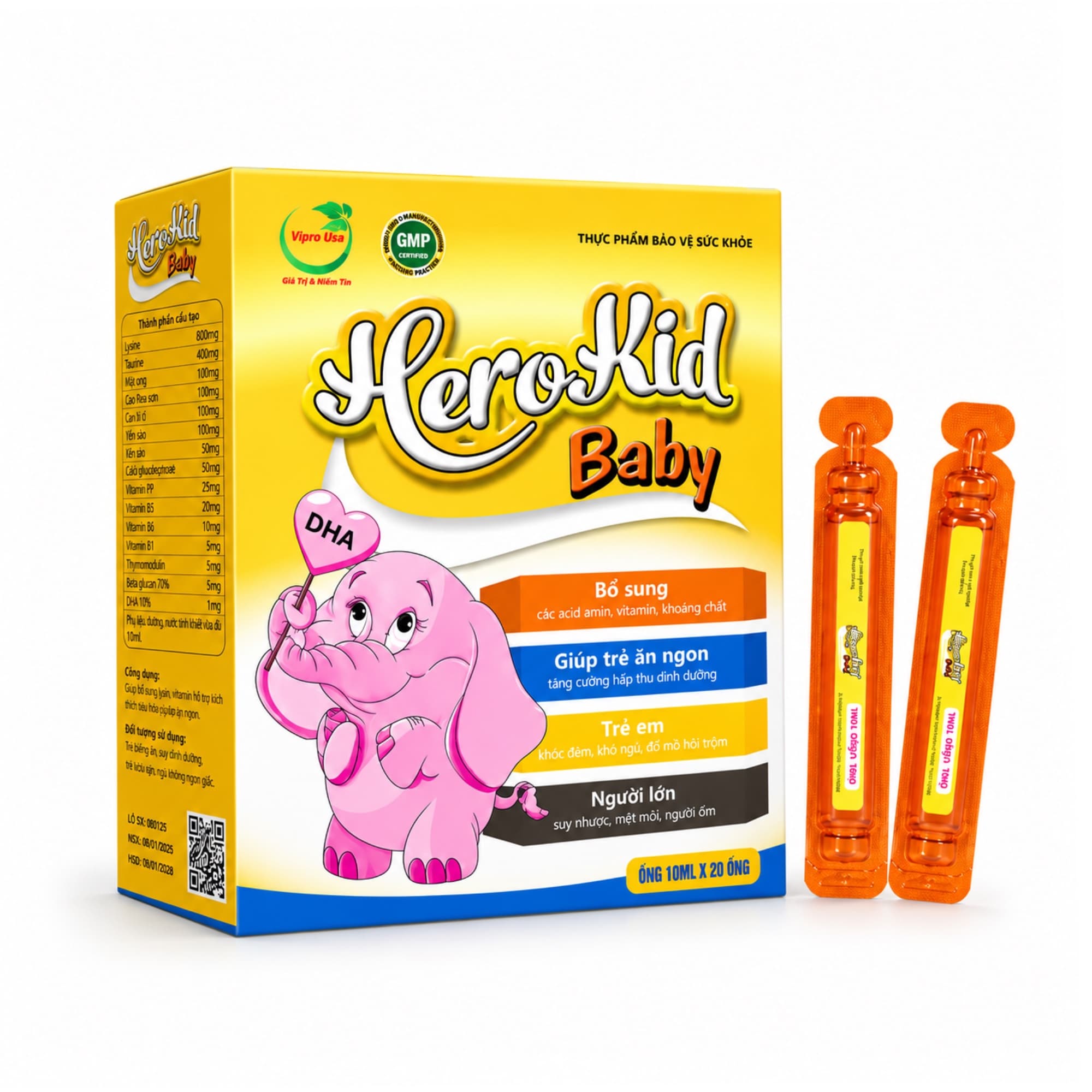 Siro Ăn Ngon Herokid Baby | Hỗ Trợ Kích Thích Tiêu Hóa, Giúp Trẻ Ăn Ngon Ngủ Ngon Siro Ăn Ngon Herokid Baby | Hỗ Trợ Kích Thích Tiêu Hóa, Giúp Trẻ Ăn Ngon Ngủ Ngon