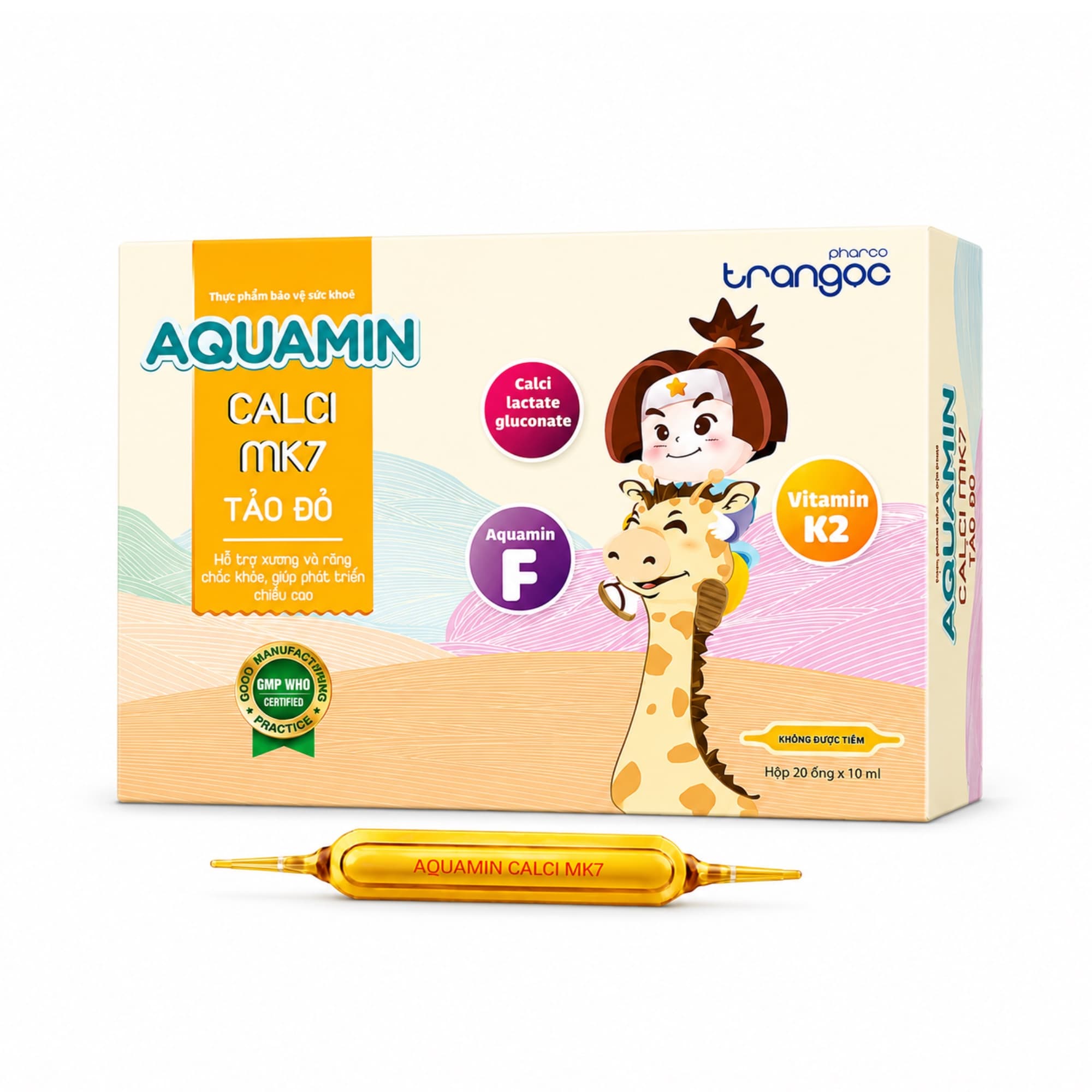 Siro Aquamin Calci MK7 Tảo Đỏ – Bổ sung Canxi, hỗ trợ phát triển chiều cao và xương chắc khỏe Siro Aquamin Calci MK7 Tảo Đỏ – Bổ sung Canxi, hỗ trợ phát triển chiều cao và xương chắc khỏe