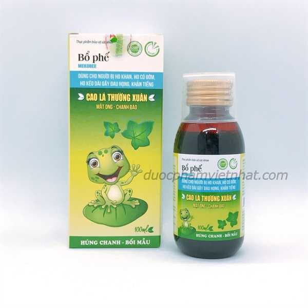 Siro Bổ Phế Mekobee Cao Lá Thường Xuân (con ếch) Siro Bổ Phế Mekobee Cao Lá Thường Xuân (con ếch)