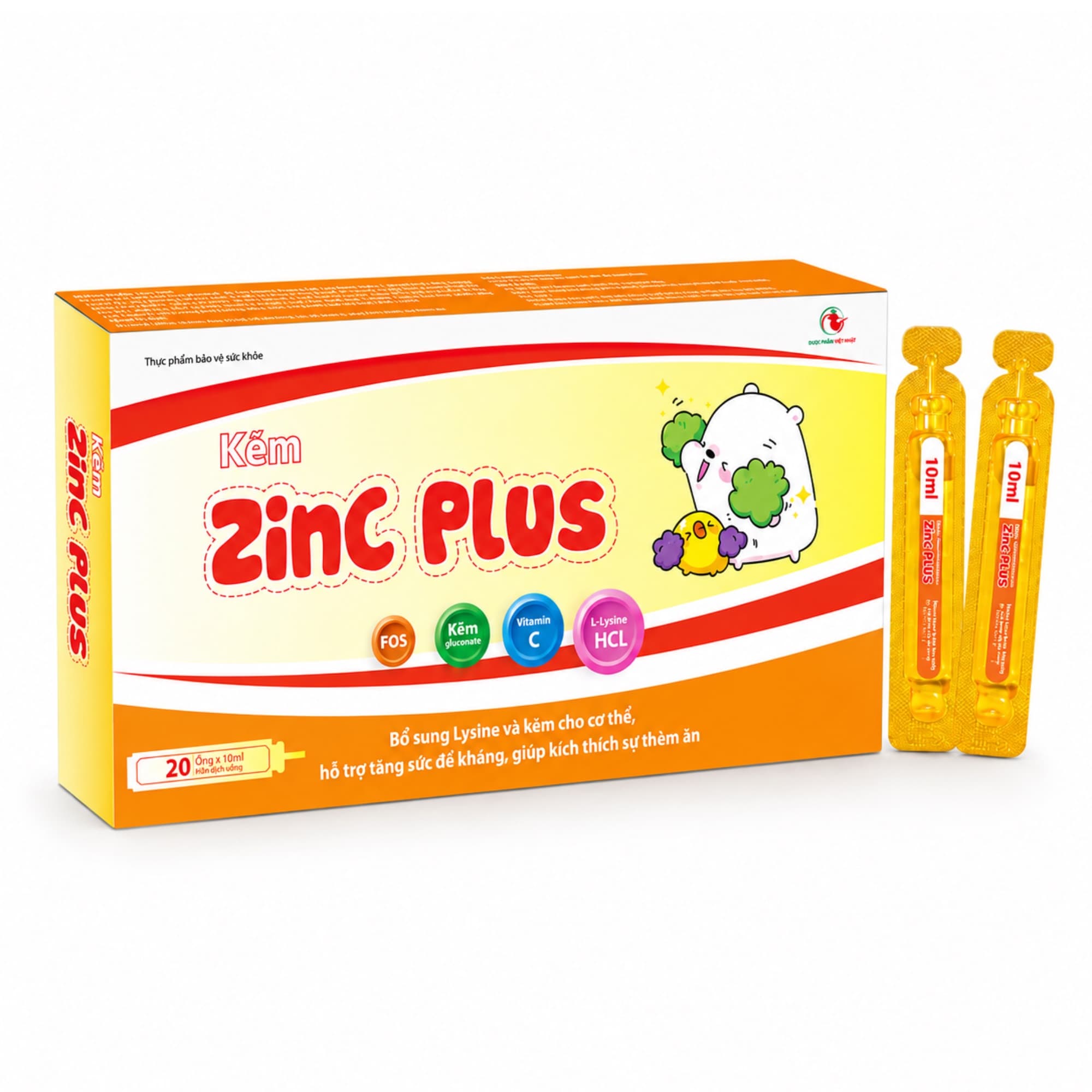 Kẽm Zinc Plus – Bổ sung Lysine và Kẽm, hỗ trợ tăng sức đề kháng, kích thích ăn ngon Kẽm Zinc Plus – Bổ sung Lysine và Kẽm, hỗ trợ tăng sức đề kháng, kích thích ăn ngon